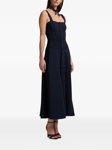 Rochie Ralph Lauren Collection în linie A de costum albastru