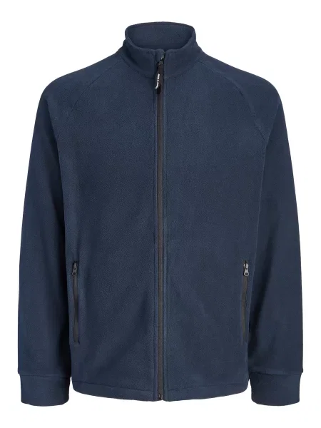 JACK & JONES Fleecová mikina JJPLUTO námořnická modř