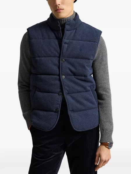Șosete Polo Ralph Lauren cu broderie în carouri de flanelă verde
