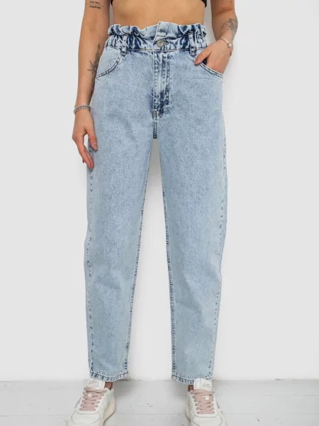 Джинси мом Ager блакитний