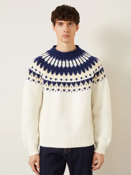 Sweter weiss biały