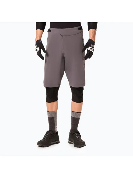 Olcsóbban. Férfi kerékpáros rövidnadrág Oakley Factory Pilot Lite I uniform grey. Méret: 33 szürke