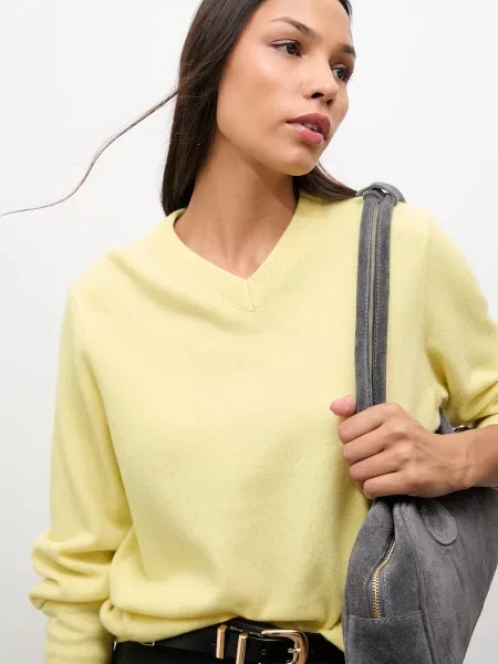 Answear.LAB pulover de lana light galben