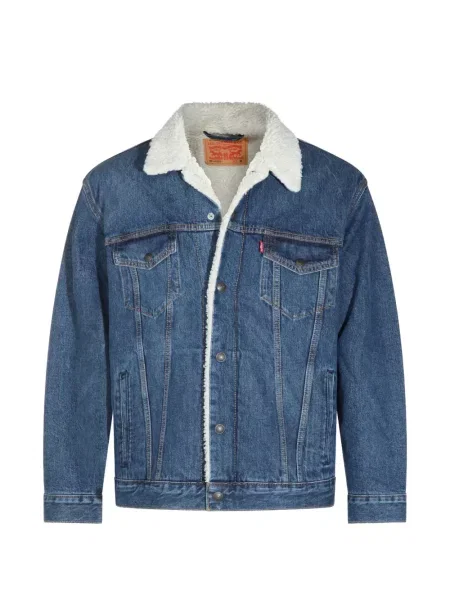 Gulerat geacă de blugi Levi's® albastru