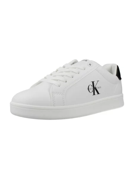 Sneakerși copii Calvin Klein Jeans alb