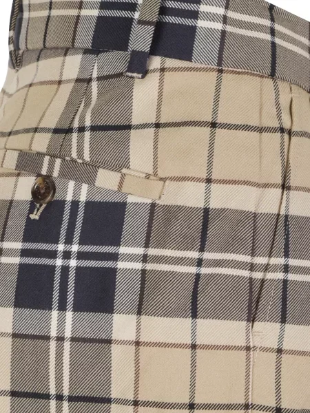 Pantaloni Barbour în carouri