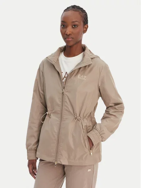 Bunda Emporio Armani Train Core Bomber Jacket Roasted Cashew M béžová