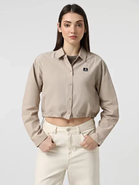 Сорочка CONVERSE PARACHUTE нейлон/бавовна бежевий