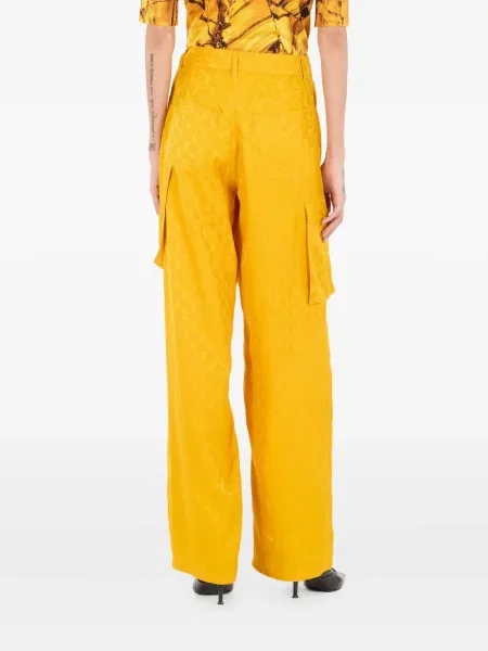 Pantaloni cargo Roberto Cavalli galben