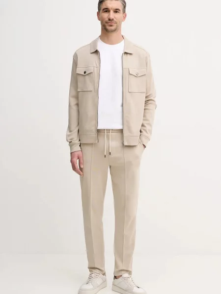 Joop! bluza gładka beżowy