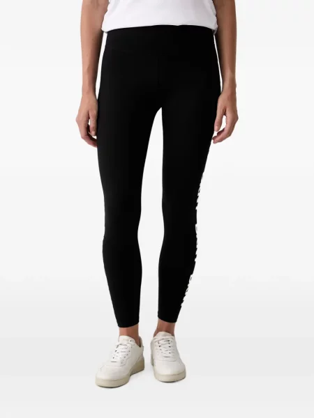 Leggings Dkny cu imagine negru