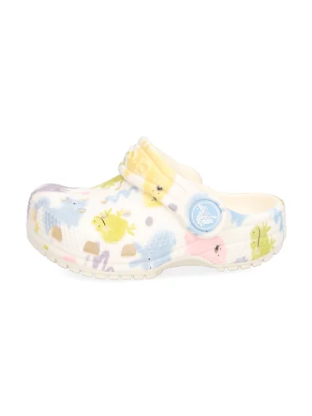 Dětské pantofle Crocs bílé