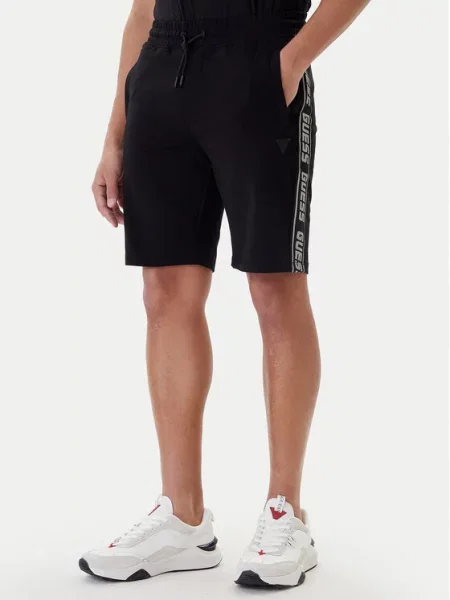 Guess Pantaloni scurți sport negru