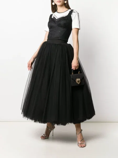 Gėlėtas nėriniuotas liemenėlė Dolce & Gabbana juoda