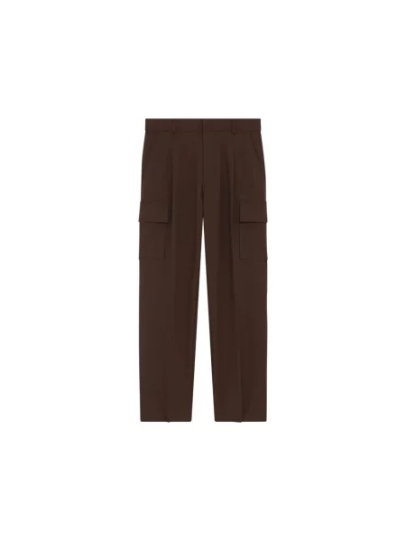 Spodnie cargo Drole De Monsieur brązowe