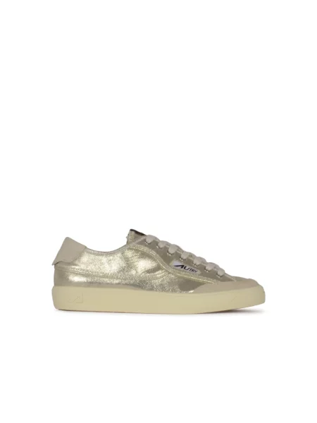 Sneakersy Autry zamszowe żółte