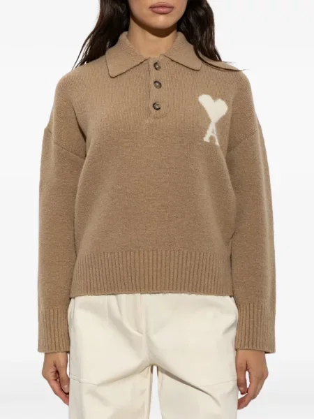Tricou polo Ami Paris maro
