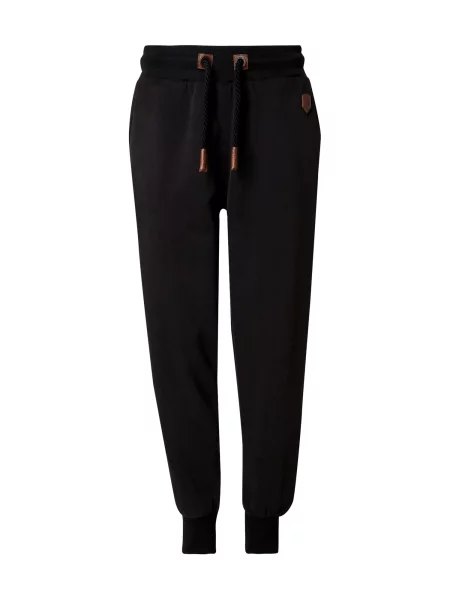 Naketano Kalhoty hnědá černá