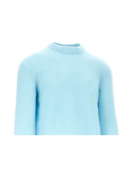 Sweter z golfem Piacenza 1733 wełniany do golfa niebieski
