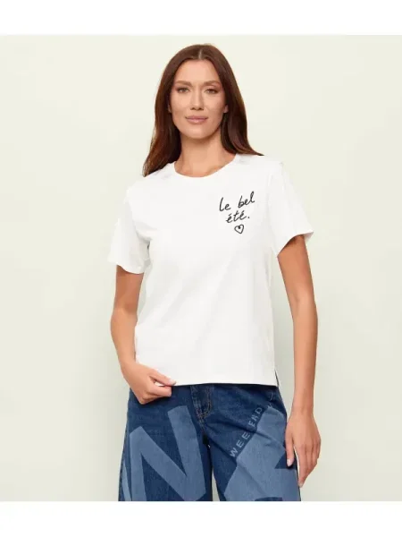 Weekend MaxMara Tricou WKDBORA | Relaxed fit alb