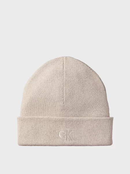 Шапка Calvin Klein бежева