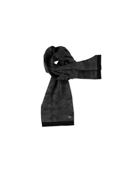 Lacoste шарф чорний