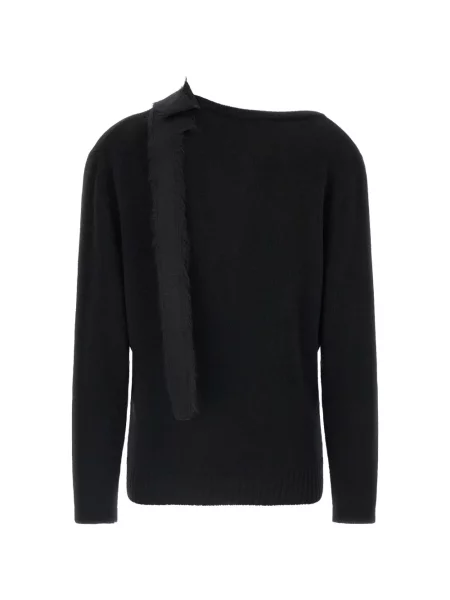 Pulover Alberta Ferretti cu funde negru