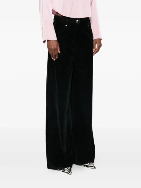 Pantaloni Forte_forte de catifea negru