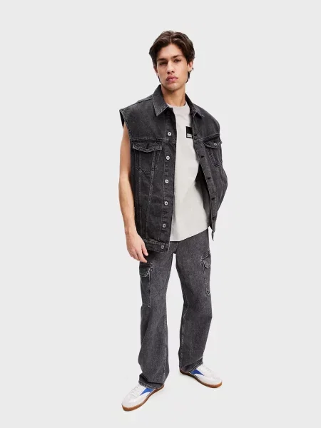 Утеплений жилет Karl Lagerfeld Jeans чорний