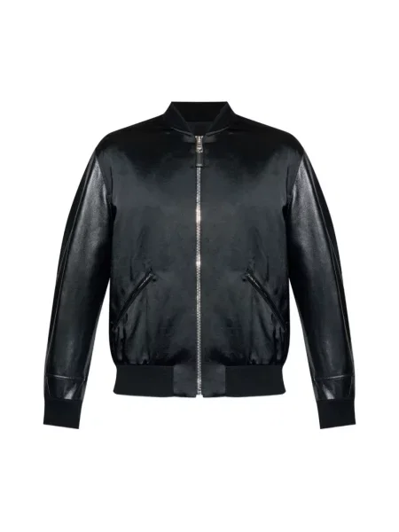 Kurtka skórzana Givenchy czarna
