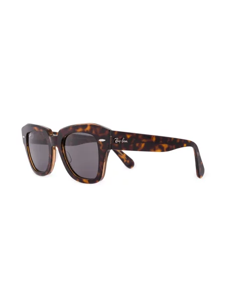 Gatvės stiliaus saulės akiniai Ray-ban ruda