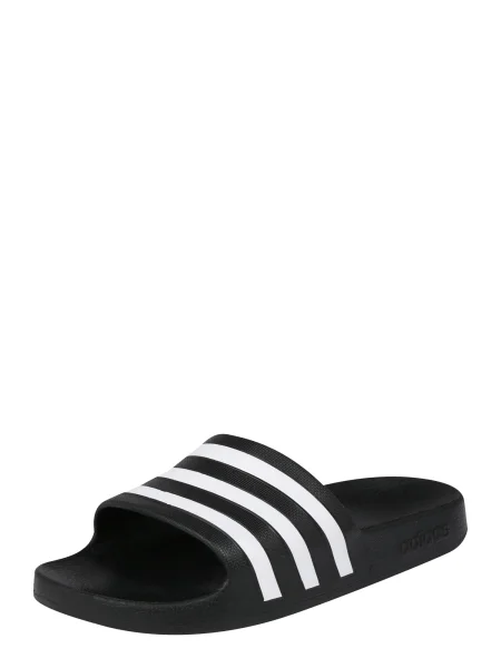 ADIDAS SPORTSWEAR Saboți ADILETTE / alb negru