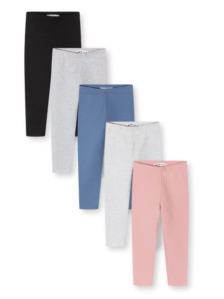 MINOTI Leggings safir / gri deschis / roz negru