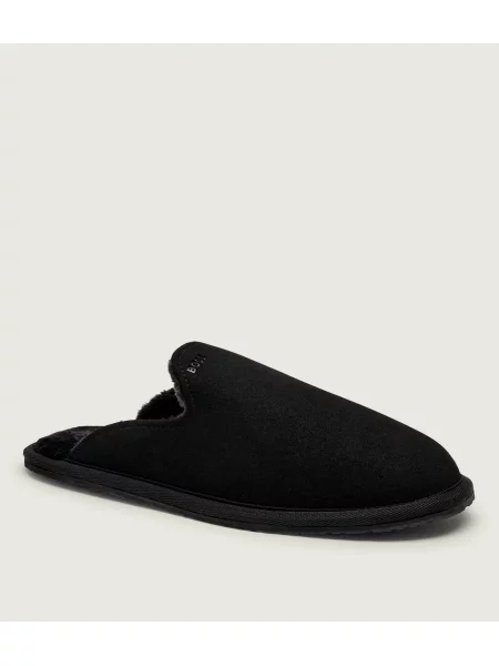 BOSS BLACK Papuci de casă Home_Slip_mifr negru