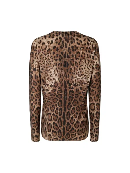 Bluza Dolce And Gabbana brązowa