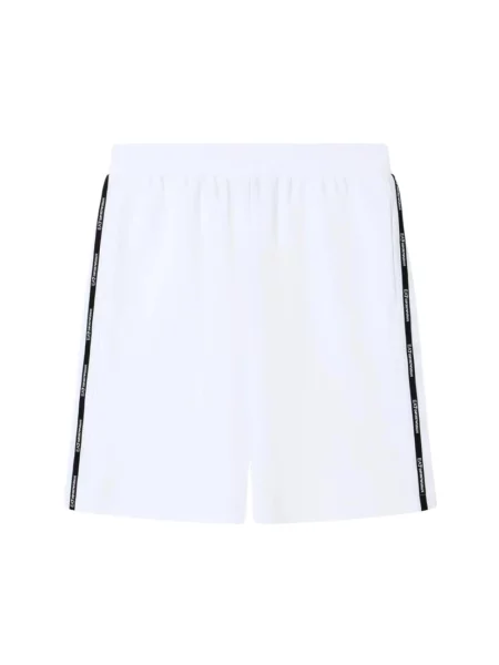 Bermudy Emporio Armani Ea7 z logo białe