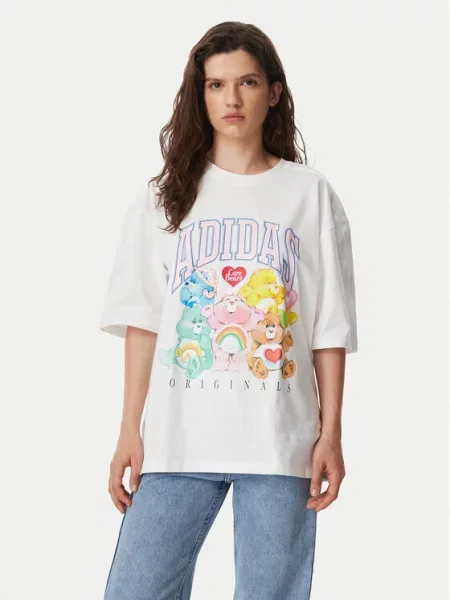 T-shirt adidas x Care Bears Oversized T-Shirt White XS biała