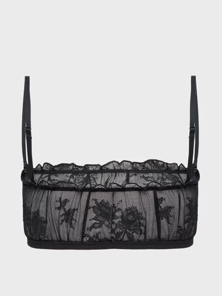 Без підкладки топ Calvin Klein чорний
