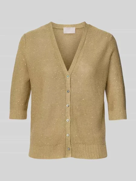 Kardigan lniany z rękawem o dł. Hemisphere