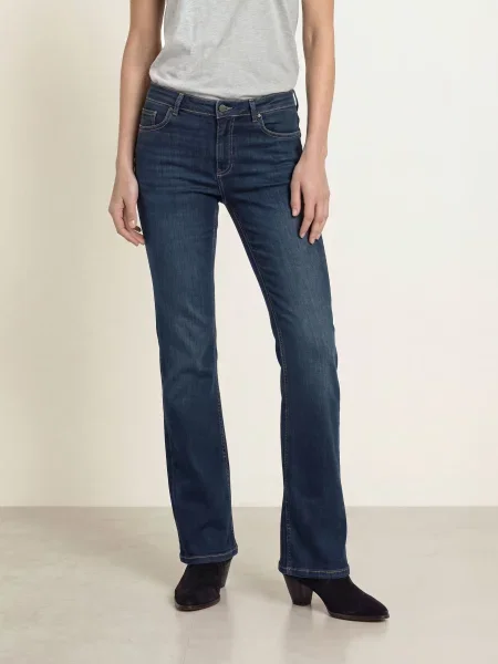 Ba&Sh Bootcut Džíny Aommie blue raw modré