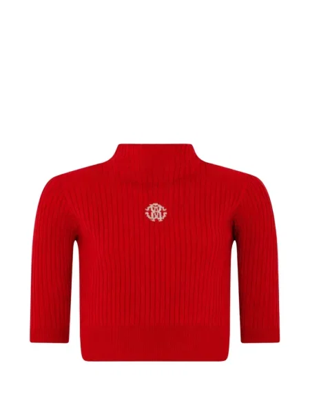 Sweter dziecięcy Roberto Cavalli czerwony