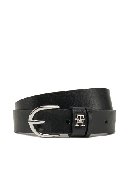 Bőr öv Tommy Hilfiger fekete