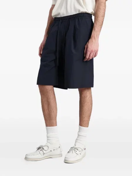 Pantaloni scurți Greyed cu cordon albastru