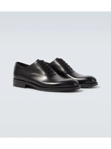 Oxford Canali din piele negru