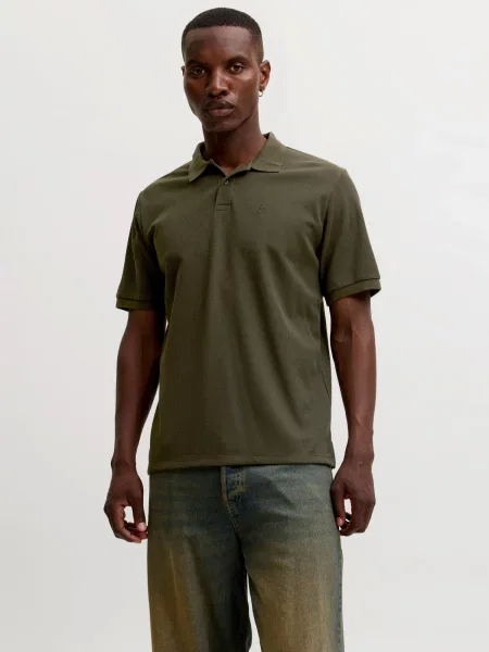 JACK & JONES Tricou JJEAustin oliv
