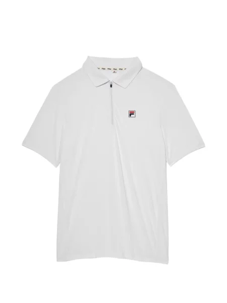 Scurt tricou polo Fila alb