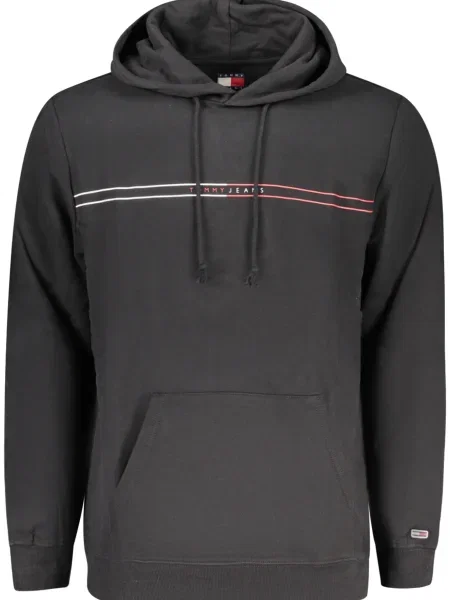 Hanorac Tommy Jeans Regular Entry Graphic Hoodie Black S negru