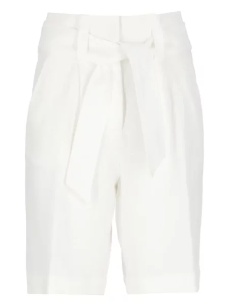 Pantaloni scurți Peserico de in alb