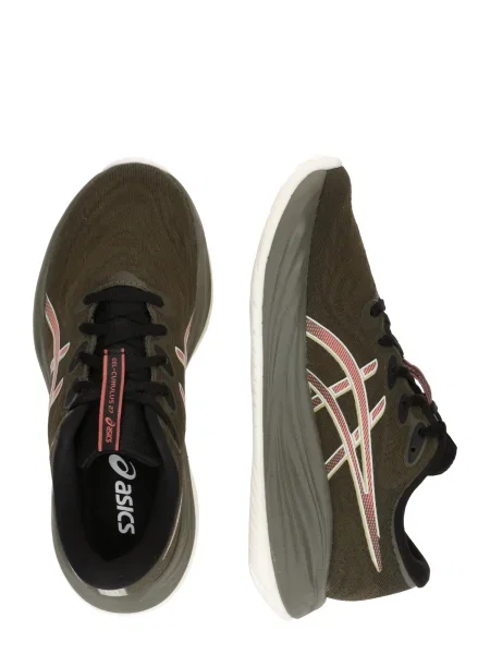 Dámske bežecké topánky ASICS Gel-Cumulus 27 GTX brown stone/dark pink clay biela