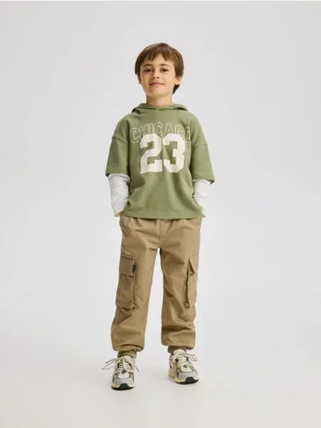 Джоггеры Reserved бежевые